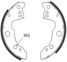 BKN 1402 - Zapatas de freno