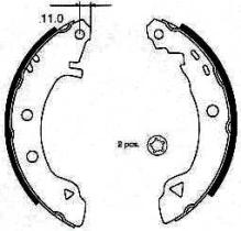 BKN 1476 - Zapatas de freno
