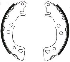 BKN 1480 - Zapatas de freno