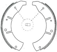 BKN 1484 - Zapatas de freno