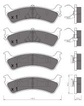 BKN 901071 - Pastillas de Freno