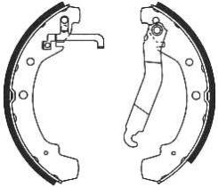 BKN 3007 - Zapatas de freno