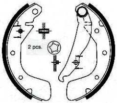 BKN 3011 - Zapatas de freno