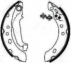 BKN 3034 - Zapatas de freno
