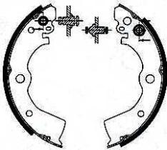 BKN 3055 - Zapatas de freno