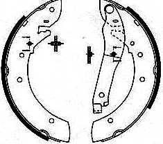 BKN 3056 - Zapatas de freno