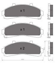 BKN 901072 - Pastillas de Freno