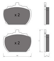 BKN 901082 - Pastillas de Freno