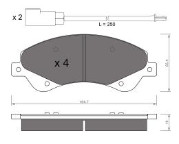 BKN 901083 - Pastillas de Freno