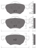 BKN 901087 - Pastillas de Freno