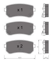 BKN 901096 - Pastillas de Freno