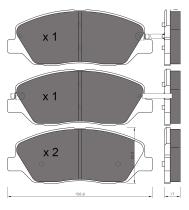 BKN 901097 - Pastillas de Freno