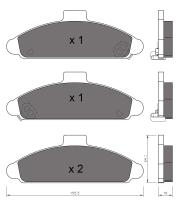 BKN 901099 - Pastillas de Freno