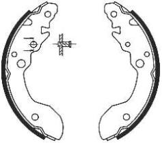BKN 2084 - Zapatas de freno