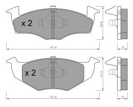 BKN 901354 - Pastillas de Freno