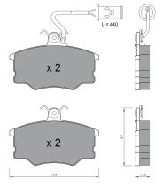 BKN 900243 - Pastillas de Freno