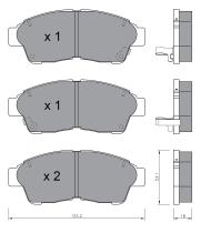 BKN 900867 - Pastillas de Freno