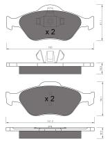 BKN 901509 - Pastillas de Freno