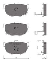 BKN 901360 - Pastillas de Freno