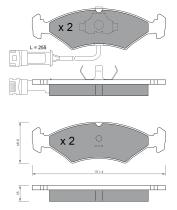 BKN 900173 - Pastillas de Freno