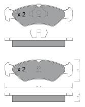 BKN 900259 - Pastillas de Freno