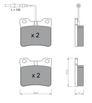 BKN 900313 - Pastillas de Freno