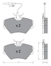 BKN 900881 - Pastillas de Freno