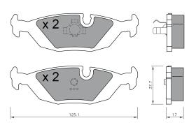 BKN 900184 - Pastillas de Freno