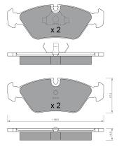 BKN 900182 - Pastillas de Freno
