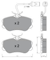 BKN 900261 - Pastillas de Freno