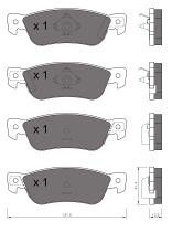 BKN 900316 - Pastillas de Freno