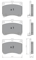 BKN 900497 - Pastillas de Freno