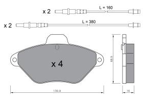 BKN 900944 - Pastillas de Freno