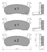 BKN 900475 - Pastillas de Freno