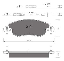 BKN 901538 - Pastillas de Freno