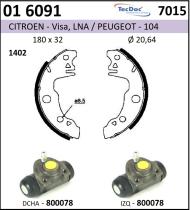 BKN 016091 - Kit de freno