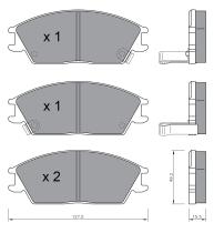 BKN 900922 - Pastillas de Freno