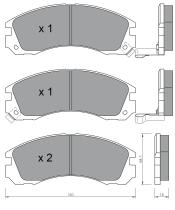 BKN 900976 - Pastillas de Freno