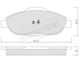 BKN 901197 - Pastillas de Freno