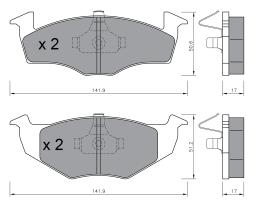 BKN 900828 - Pastillas de Freno