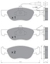 BKN 900940 - Pastillas de Freno