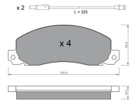 BKN 900473 - Pastillas de Freno