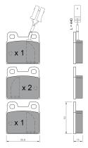 BKN 900156 - Pastillas de Freno