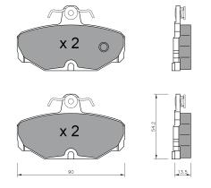BKN 900220 - Pastillas de Freno