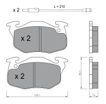 BKN 900422 - Pastillas de Freno