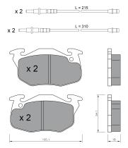 BKN 901454 - Pastillas de Freno