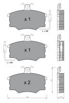 BKN 900237 - Pastillas de Freno