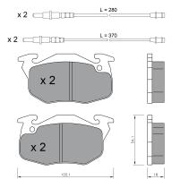 BKN 900326 - Pastillas de Freno