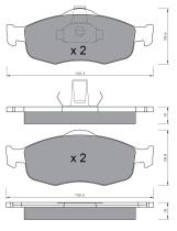 BKN 900936 - Pastillas de Freno