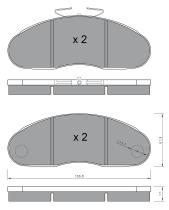 BKN 900483 - Pastillas de Freno